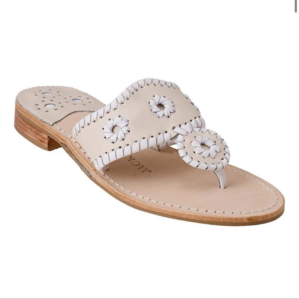 Jack Rogers Whitecream Sandals 6